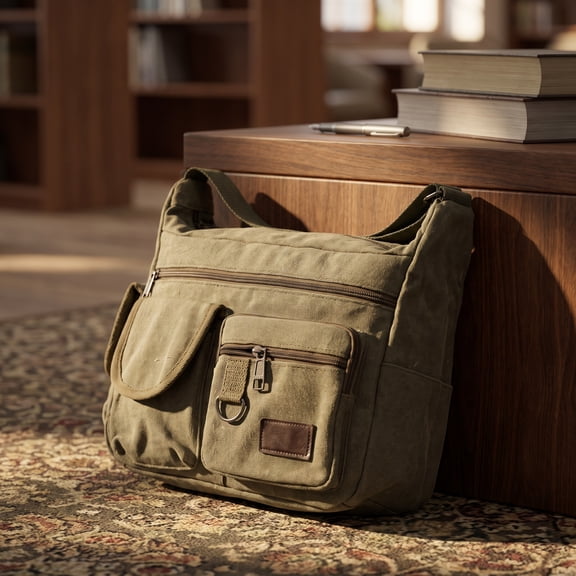 BESTYASH Bag for Men, Shoulder Tote with Multiple Compartments, Stylish and Functional Everyday Carry