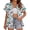 Pink Green Floral, variant on Hawaiian Button Down Shirts for Women Casual Short Sleeve Floral Print Blouses Summer Tops