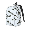 thumbnail image 2 of Daiia Sea Turtle Vintage Canvas Backpack for Men and Women ,Hiking Backpack,Travel Laptop Bag for School,Large Capacity Backpack, 2 of 8