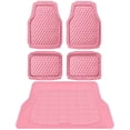 thumbnail image 1 of Alfombrillas de coche y forros de carga CAR PASS de goma resistente, color rosa, 1 of 7