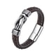 thumbnail image 2 of Fiudx Pulsera de Estilo Étnico, Acero de Titanio Tejido a Mano, Hebilla Magnética de Acero Inoxidable, Diseño Moderno para Hombre, Regalo Inspirador para Hijo, Nieto o Esposo, Ideal para Ocasiones Es, 2 of 7