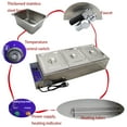 thumbnail image 2 of 3 Pans Food Warmer Restaurants Hotels Food Soup Buffet Steam Table Warming Equipment Commercial, 2 of 13