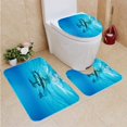 thumbnail image 1 of ABPHQTO Delfines Juego de alfombras de baño de 3 piezas Alfombra de baño Alfombra de contorno y tapa de inodoro ABPHQTO Cont-CHAPPLE-31064, 1 of 2