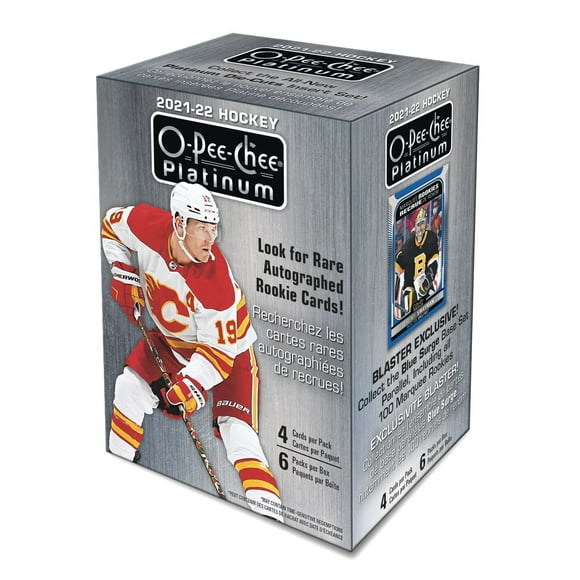 2021-22 O-Pee-Chee Platinum Hockey Trading Cards Blaster Box
