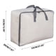thumbnail image 4 of Bolsa de almacenamiento de edredón transparente | Organizador de equipaje grande de PVC para mantas, ropa, ropa de cama | Bolsa de almacenamiento móvil plegable | Tela de clip de malla | Solución de, 4 of 6