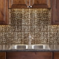 thumbnail image 2 of FASÄDE Traditional Style 1 Decorative Vinyl Backsplash 15 sq ft Kit in Bermuda Bronze, 2 of 6