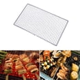 thumbnail image 1 of Practical Durable BBQ Tool Square Barbecue Grill Replacement Mesh Wire Stainless Steel Net for Outdoor Cook Picnic, 1 of 5