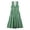 Army Green, variant on Summer Dresses for Women Linen Sleeveless Tank Maxi Dress Half Button Plaid Long Dress with Pockets Casual Travel Vacation