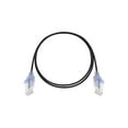thumbnail image 4 of Monoprice Cat6A Ethernet Patch Cable - 3 Feet - Black | Network Internet Cord - RJ45, 550Mhz, UTP, Pure Bare Copper Wire, 10G, 30AWG, 10-Pack - SlimRun Series, 4 of 6