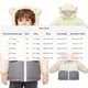 thumbnail image 3 of Parkas de manga larga, ropa de invierno para niños y niñas, chaqueta de plumón de terciopelo grueso para niños, chaqueta corta con capucha y bloques de color, tops de algodón para niños, 3 of 9