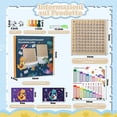 thumbnail image 2 of Tablas de multiplicación de madera, tarjetas de multiplicación de matemáticas Montessori, juegos de mesa de aprendizaje de multiplicación para niños de 3 a 12 años esquí esquí Gafas de esquí, 2 of 5