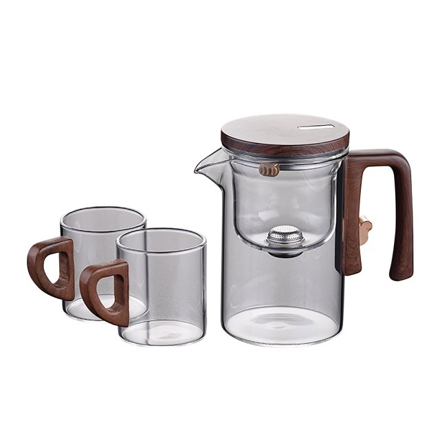 Birdeem Floaty Cup Teapot Tea Separation Home Tea Brewing Magnetic Infuser Glass Filter Teapot Tea Set