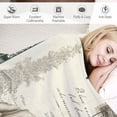 thumbnail image 3 of Orinice Eiffel Tower Rose Butterfly Warm Lightweight Blanket Soft Fleece Throw Blanket for All Seasons Living Rooms Sofa Decor Cow Gifts Blanket 50x60in, 3 of 6