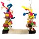 thumbnail image 1 of Parrot Wooden Hanging Chew Toys Colorful Building Blocks Cotton Rope Swing Teeth Grinder Toys Cage Accessories He Qiyong unisex, 1 of 2