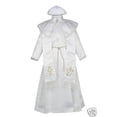 thumbnail image 3 of NEW BABY BOYs TODDLER CHRISTENING BAPTISM FORMAL GOWN GOLD NEW BORN TO 30 MONTHS, 3 of 9