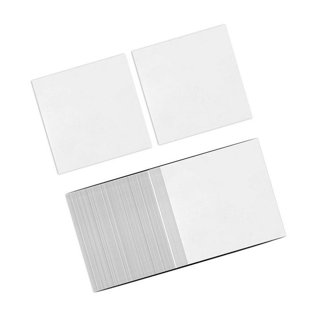 Papeles para microondas para joyería de vidrio fusionado DIY, reemplazo de papel de alta temperatura, caliente 100x Cuadrado 8x8cm