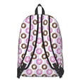 thumbnail image 4 of Kawaii Donut Lover School Backpack, Colorful Doughnut and Coffee Pattern Lightweight Travel Backpack for Daily Commuting and Travel, 4 of 4