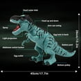 thumbnail image 4 of Dinosaurio electrónico que camina con proyección que rocía niebla y pone huevos. Juguete de dinosaurio de acción, 4 of 7