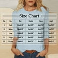 thumbnail image 3 of Diufon Women's 3/4 Sleeve Tops Casual Round Neck Cute Tunic Tops Basic Tees Blouses Texture Loose Pullover, 3 of 7