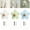 White/Green/Blue, variant on 3 Pcs Cute Flower Wall Hooks with Screws, GIXUSIL 3.94" Wooden Hangers, Daisy Shape Decorative Towel Holder for Bedroom Entryway Kitchen, Housewarming Gift (White/Green/Blue)