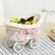 thumbnail image 1 of Cesta tejida con imitación de enredaderas - Cesta pequeña para azúcar y frutas - Cesta de almacenamiento multifuncional - Decoración de plástico para el hogar y la boda, 1 of 6
