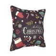 thumbnail image 2 of Bingfone Decorative Pillow Covers 20"X20" Merry Christmas Couch Pillow Cases Modern Farmhouse Covers For Couch Sofa Bed, 2 of 9