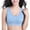 Light Blue, variant on DQRPSEETB Bralettes for Women Plus Size Ladies' Solid Color Large Size Underwear without Rim and Traceless Bra Light Blue