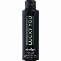 Lucky You for Him Deodorant Body Spray, For Men, 6 oz