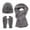 01_Grey, variant on HNMKIU Winter Warm Lined Knitted Scarf Hat for Adults Cold Weather Outdoor Activities winter hats for women with Ear Protection 01_Black,One Size
