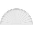 thumbnail image 3 of Ekena Millwork 56"W x 28"H x 2"P Half Round Sunburst Architectural Grade PVC Pediment, 3 of 7