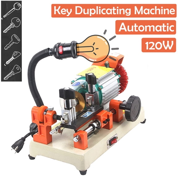 iMeshbean 110V Key Duplicating Cutting Machine, for 5 Types Models, Hand-Driven/ Automatic Duplicator Copy Machine Cutter Cutting Machine, 120W