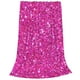 thumbnail image 2 of Balery Rose Red Glitter Manta de Felpa Suave y Acogedora – Cobija de Franela Aterciopelada para Cama, Lavable y Cálida para Sofá, Mascotas, Transpirable-50"x40", 2 of 7