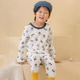 thumbnail image 2 of Pajamas Girls Graphic Pajamas Crewneck Long Sleeve Soft Loungewear Girls Winter Pajamas 10-11 Years, 2 of 5