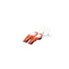 True Silk by CROC Hair Clips, Red and White, 2 count