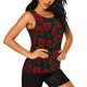 thumbnail image 2 of Fotbe Rose Blusas Sin Mangas para Mujer – Estilo Casual, Corte Suelto, Slim-Fit, Cuello Redondo Deportivo, Tops de Verano para Gimnasio y Yoga-Medium, 2 of 7