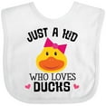thumbnail image 3 of Inktastic Duck Lover Cute Girls Girls Baby Bib, 3 of 4