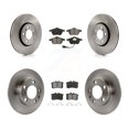 thumbnail image 1 of Transit Auto Front Rear Disc Brake Rotors and Semi-Metallic Pads Kit for Car 2007-2010 Volkswagen Beetle with 288mm Diameter Rotor K8S-102681, 1 of 11