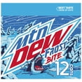 thumbnail image 5 of Mountain Dew Frost Bite Soda Naturally & Artificially Flavored Dew 12 fl oz, 12 Count, 5 of 7