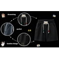 thumbnail image 6 of LWNYDPLSD 2 Pack Toddler Boy's Shorts Boy Athletic Short Pants Teen Boys Sports Lightweight Running Shortalls Baby Boys Outdoor Summer Active Short Tween Boys Clothes Pack of 2, 6 of 7