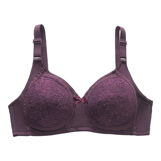 Large Chest With Small Lace Underwear Women's Anti Sagging Bra Without Rings Gathered And Shrunk Without Protruding Points. Large Size Bras Are In Stock