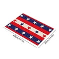 thumbnail image 3 of SLYNSHome 4th of July Placemats Patriotic America Stars & Stripes Memorial Day Independence Day Dining Table Decoratios Table Mats Cloth Placemats, 3 of 6