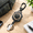 Gold (1 Pack), variant on Retractable Keychain 8 Oz Hold 15+ Keys 31.5 In Wire Rope