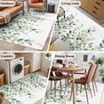 thumbnail image 4 of Rectangle Rug 4x6ft Area Rug,Green Watercolor Eucalyptus Leaves Area Rugs for Living Room Bedroom,Spring Foliage on White Floor Mat Non-Slip Non-Shedding Carpet Indoor Accent Rugs, 4 of 9