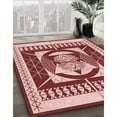 thumbnail image 2 of Ahgly Company Indoor Rectangle Patterned Baby Pink Area Rugs, 8' x 12', 2 of 6