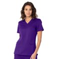 thumbnail image 1 of Landau ProFlex Haut de Blouse Médicale pour Femmes : 3 Poches, Coupe Moderne Ajustée, Col en V Extensible 4169, 1 of 1