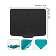 thumbnail image 4 of Extra Large Silicone Dish Drying Mat With Raised Slope And Open End Design, 4 of 8