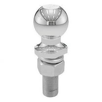 CURT 40074 Chrome Trailer Hitch Ball, 6,000 lbs, 2-Inch Diameter, 1 x 3-Inch Shank