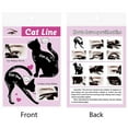 thumbnail image 6 of Women's Cosmetic Accessories Black Cat Eyeliner Eyeshadow Stencil Card Easy Draw Multifunctional Card Stencil for Eye‘s Makeup, 6 of 6