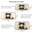 thumbnail image 2 of Foldable Car Windshield Sunshade UV Sun Visor Protector Blocks UV Rays Keeps Vehicle Cool 53x23.5 Inch Long-haired Green-eyed Cat, 2 of 8