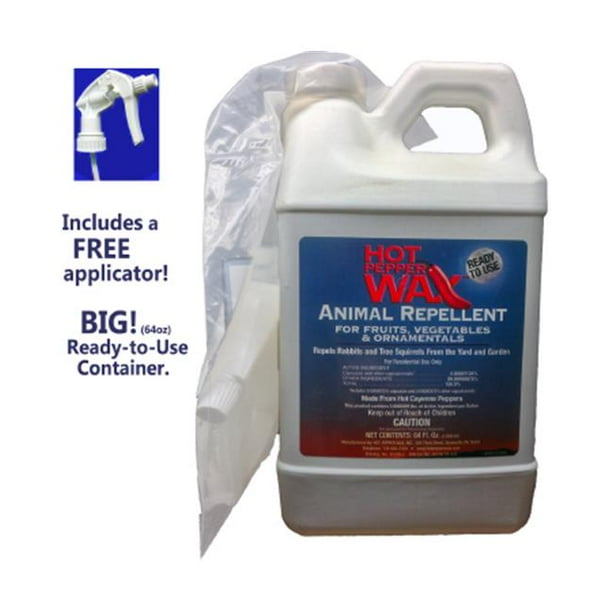 Neptunes Harvest HPA164 RTU Hot Pepper Wax Animal Repellent, 64 oz